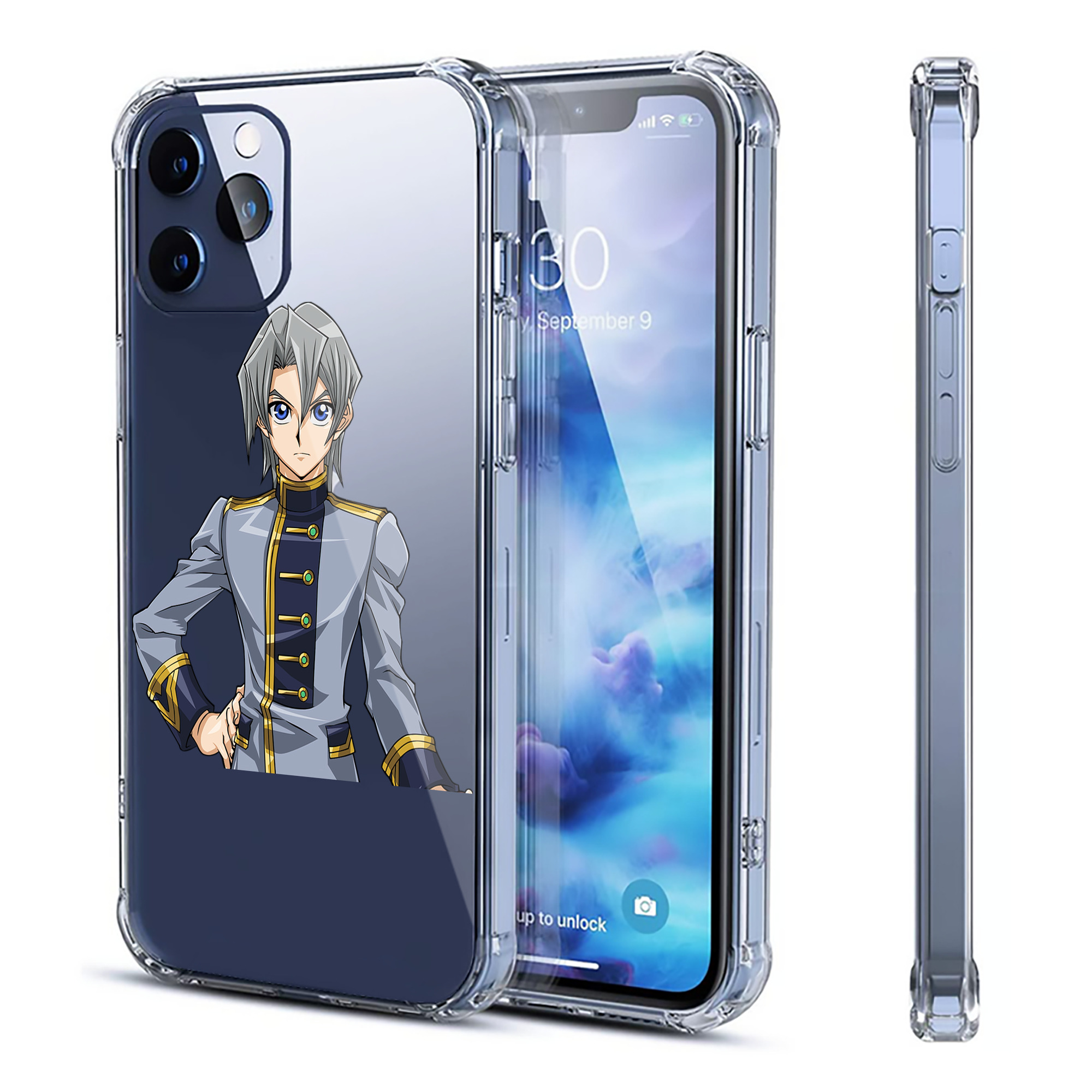 （画像用） 遊☆戯☆王 Yu-Gi-Oh! 【iPhone 12シリーズ対応】透明スマホケース（クリアソフトケース）